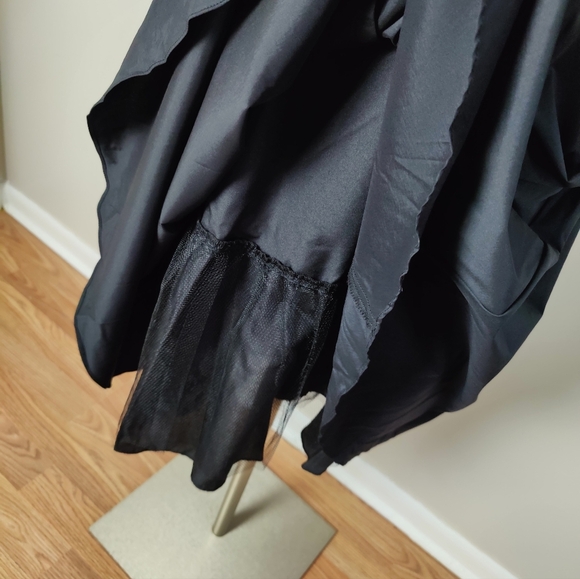 Joseph Ribkoff Black Dress With Collar & Sleeves Rhinestone Size 6 - Picture 7 of 15